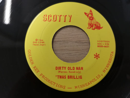'Twas Brillig "Dirty Old Man" Orig US 1966 M- (Rare B-Side) (7" Single)