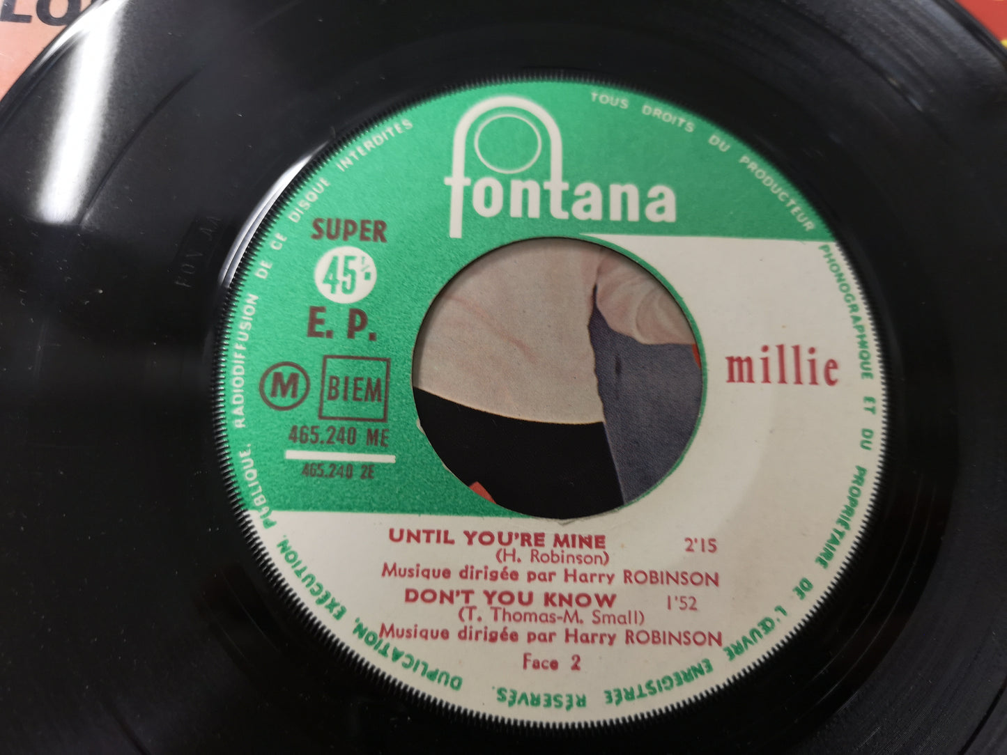 Millie "My Boy Lollipop" Orig France 1964 VG++/VG+ (7" EP)