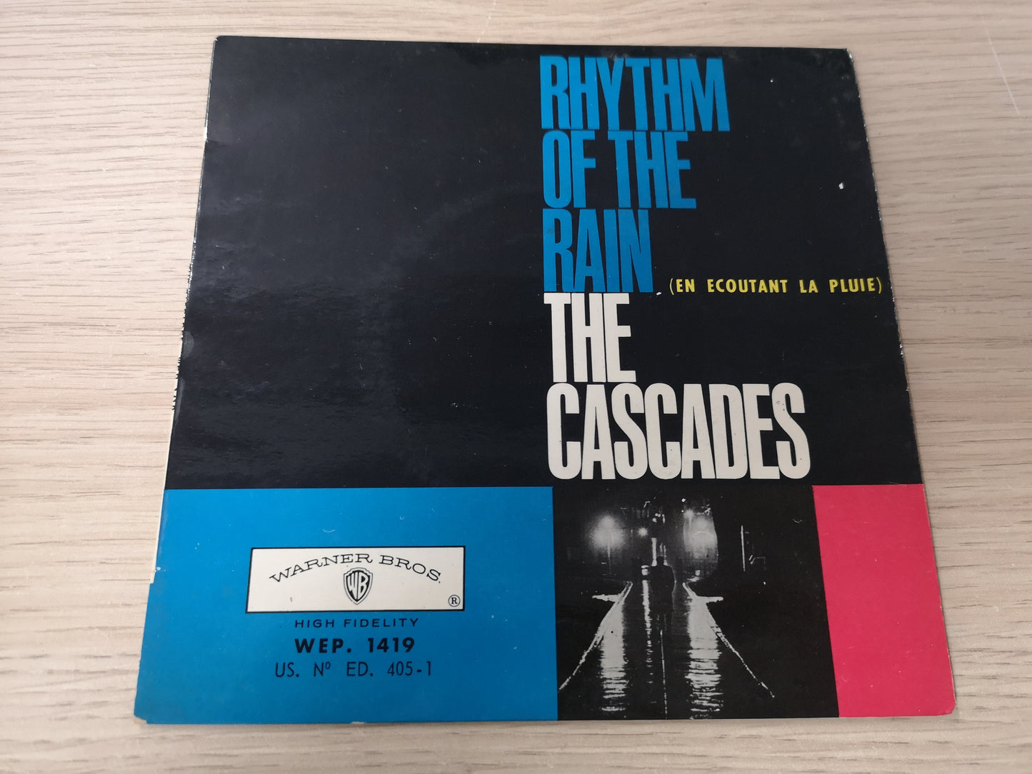 Cascades "Rhythm Of The Rain" Orig France 1963 EX/VG+ (7" EP)