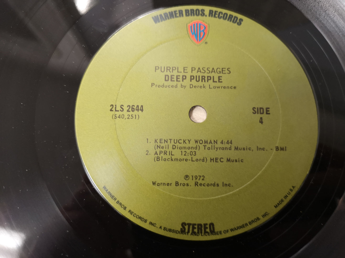 Deep Purple "Purple Passages" Orig US 1972 Double VG++/M (Comp. of DP Mk.I)