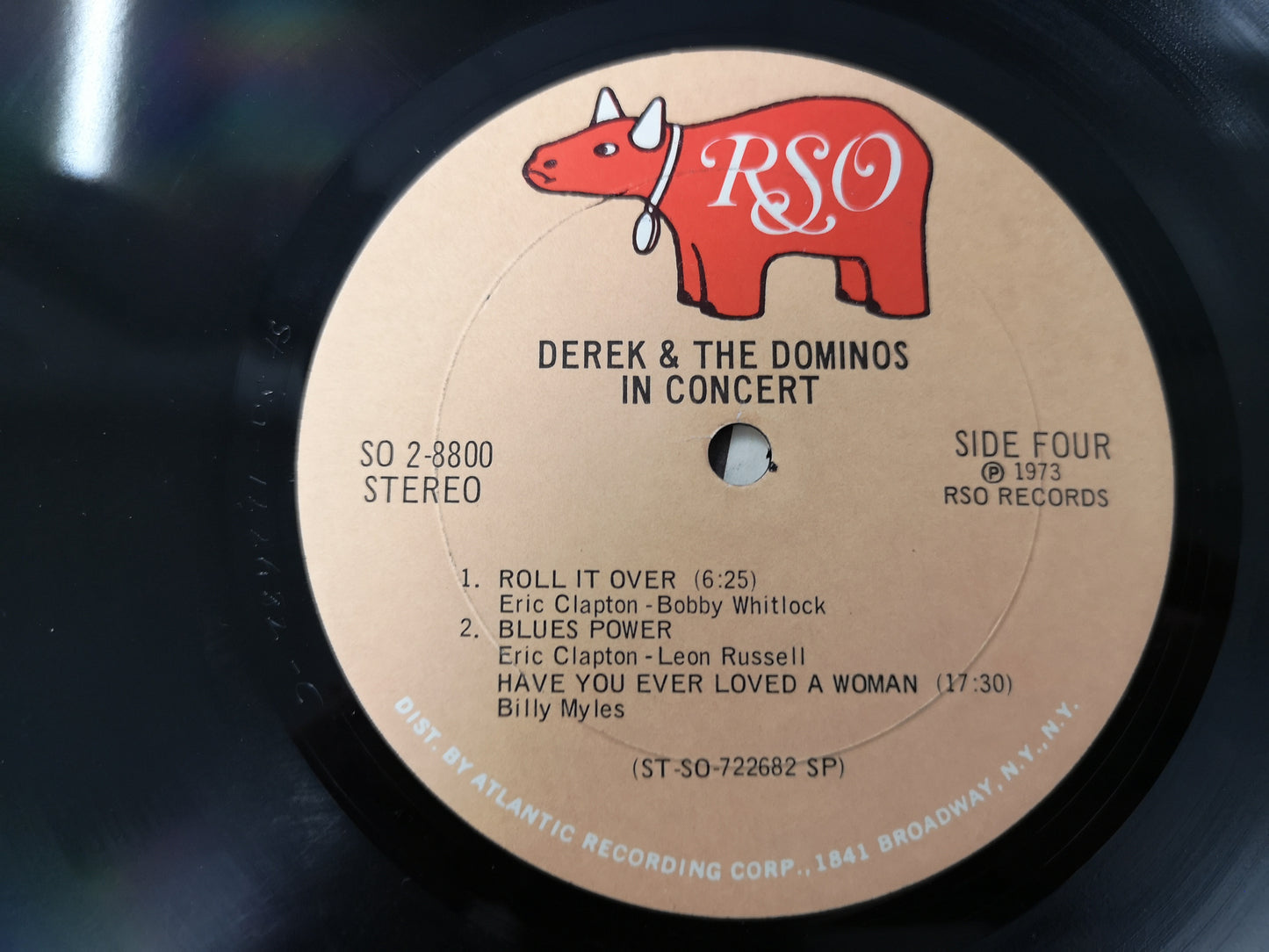 Derek & The Dominos "In Concert" Orig US 1973 Double EX/EX (Eric Clapton)