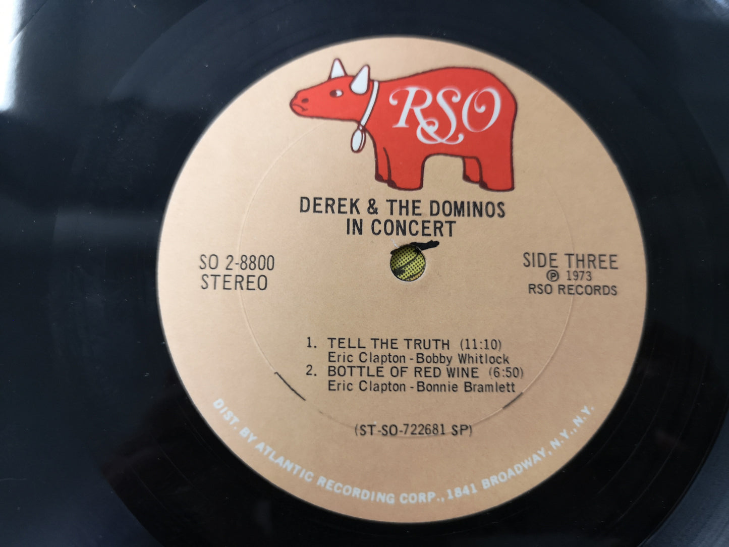 Derek & The Dominos "In Concert" Orig US 1973 Double EX/EX (Eric Clapton)