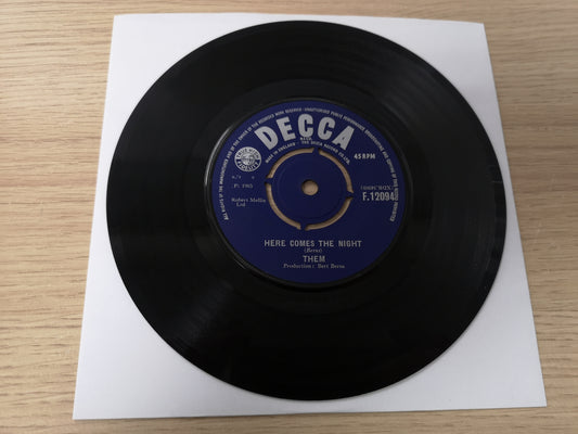Them "Here Comes The Night" Orig UK 1965 M- (7" Single)