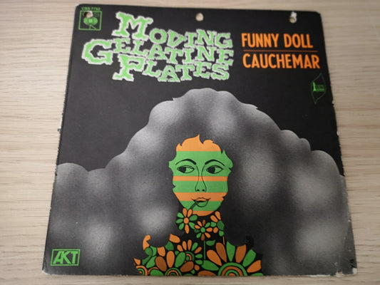 Moving Gelatine Plates "Funny Doll" Orig France 1972 VG/VG (7" Single)