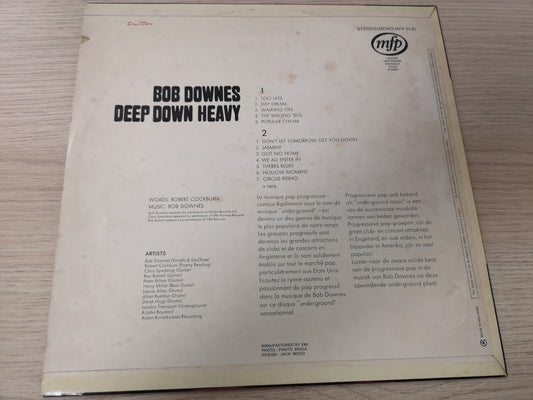 Bob Downes "Deep Down Heavy" Orig France 1970 VG++/EX