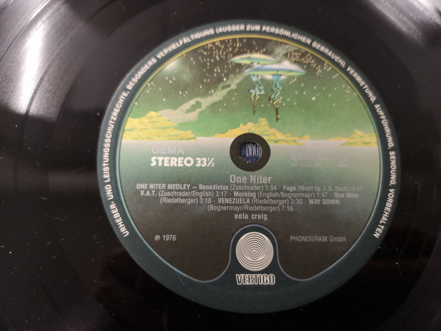 Eela Graig "One Niter" Orig Germany 1976 VG+/M- (Austrian Prog)