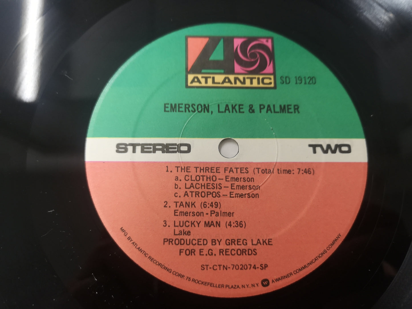 Emerson Lake & Palmer "S/T" RE US 1977 EX/M-