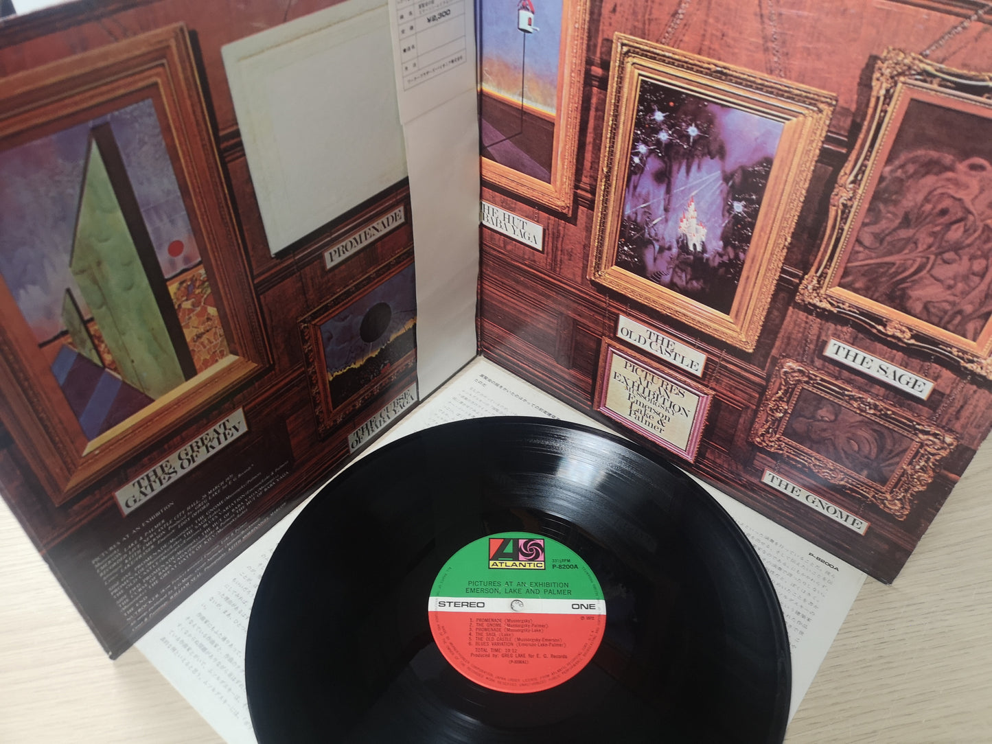 Emerson Lake & Palmer "Pictures At An Exhibition" Orig Japan 1972 EX/VG++