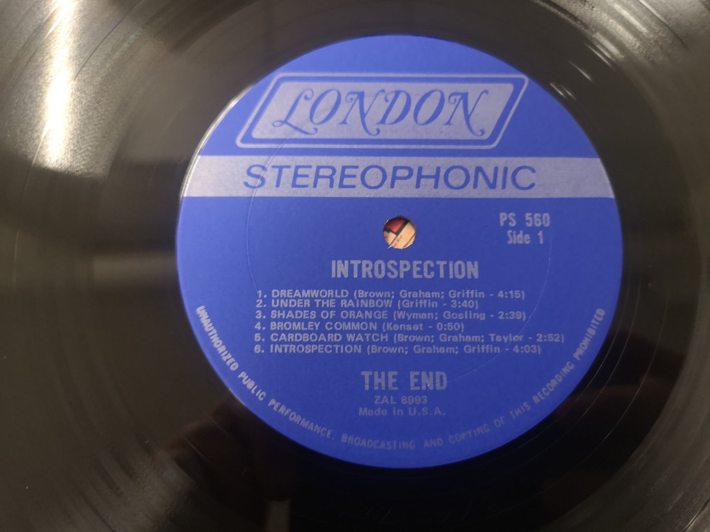 End "Introspection" Orig US 1969 VG++/EX (Bill Wyman Prod.)