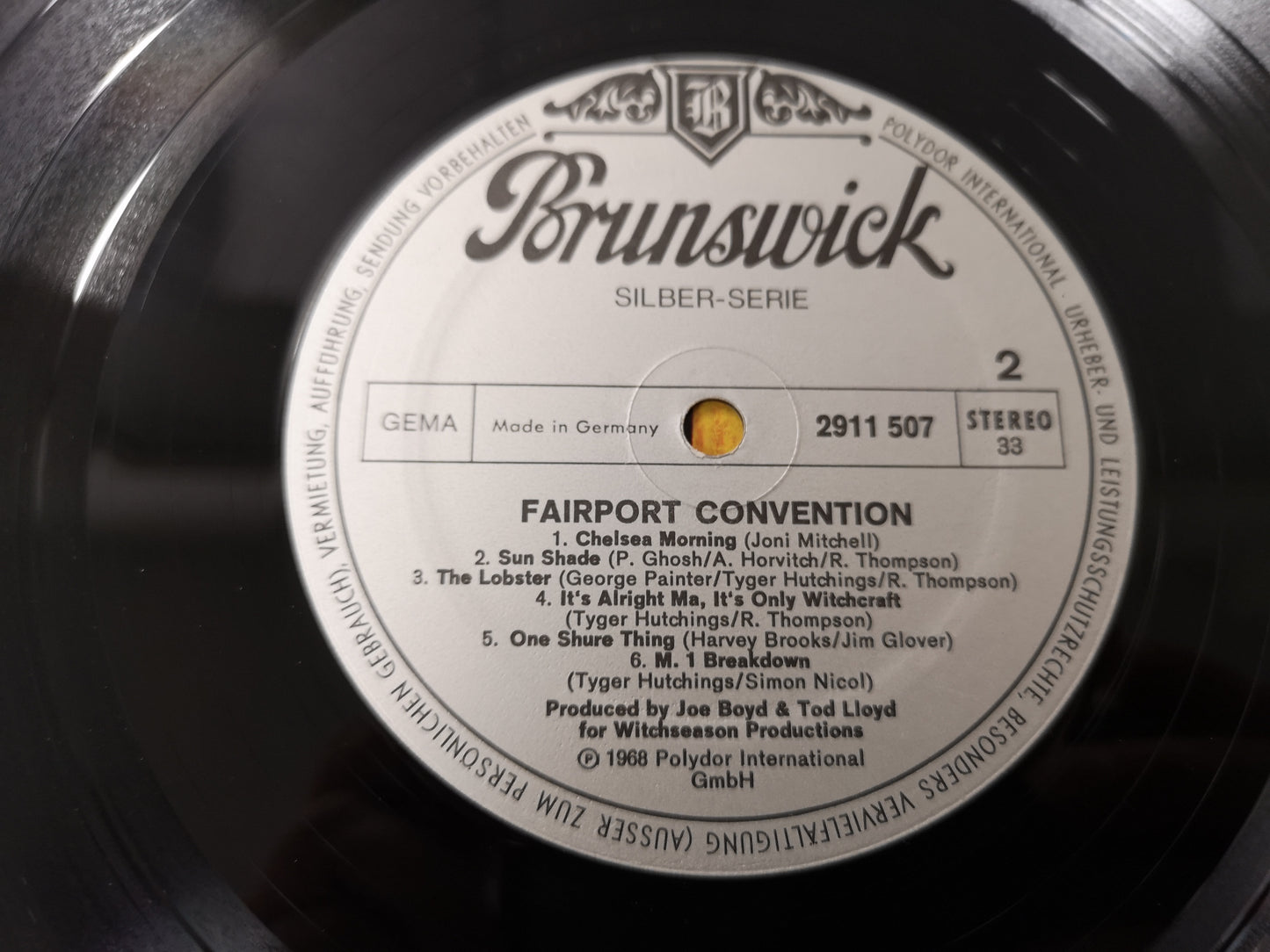 Fairport Convention "S/T" RE Germany 1974 EX/M-