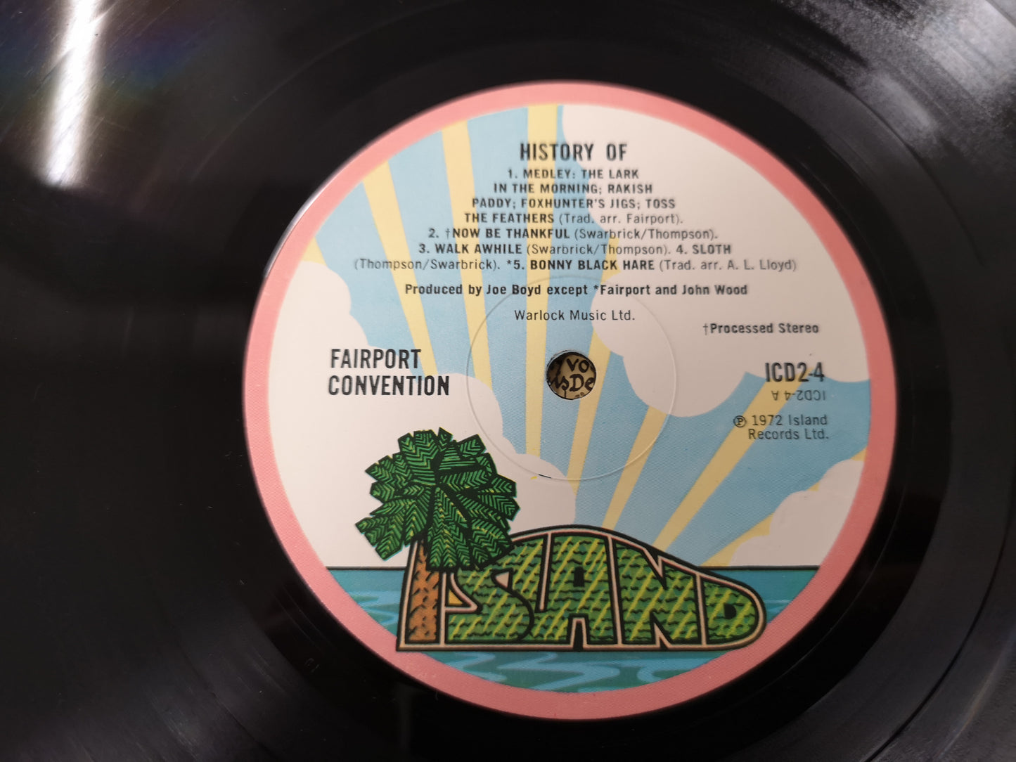 Fairport Convention "The History Of" Orig UK 1972 EX/M- Double