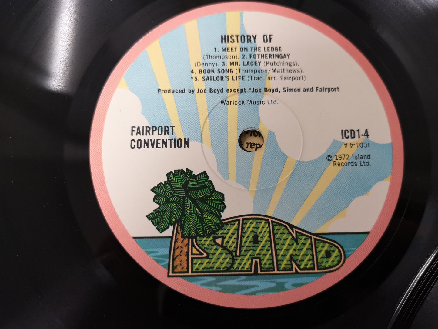 Fairport Convention "The History Of" Orig UK 1972 EX/M- Double