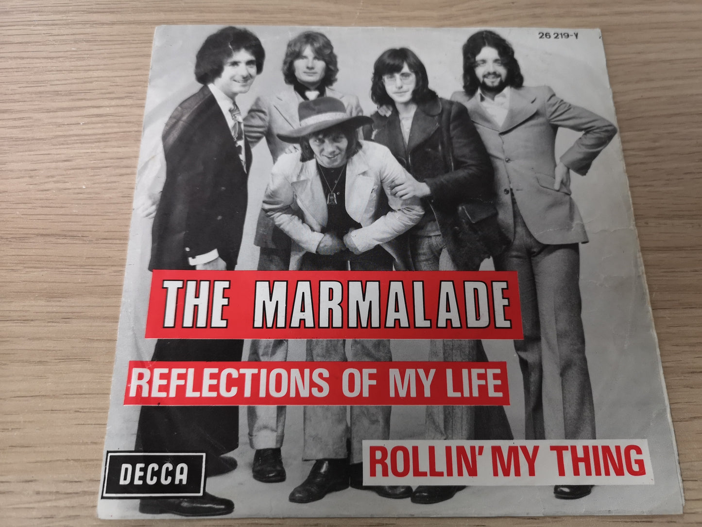 Marmalade "Reflections Of My Life" Orig Belgium 1969 VG+/VG (7" Single)