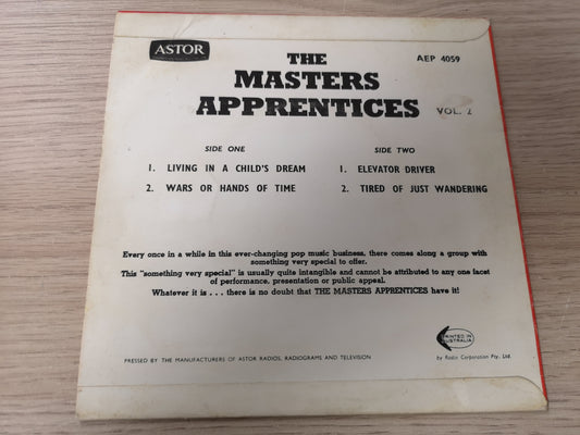 Master's Apprentices "Wars Or Hands Of Time" Orig Australia 1968 EX/M- (7" EP)