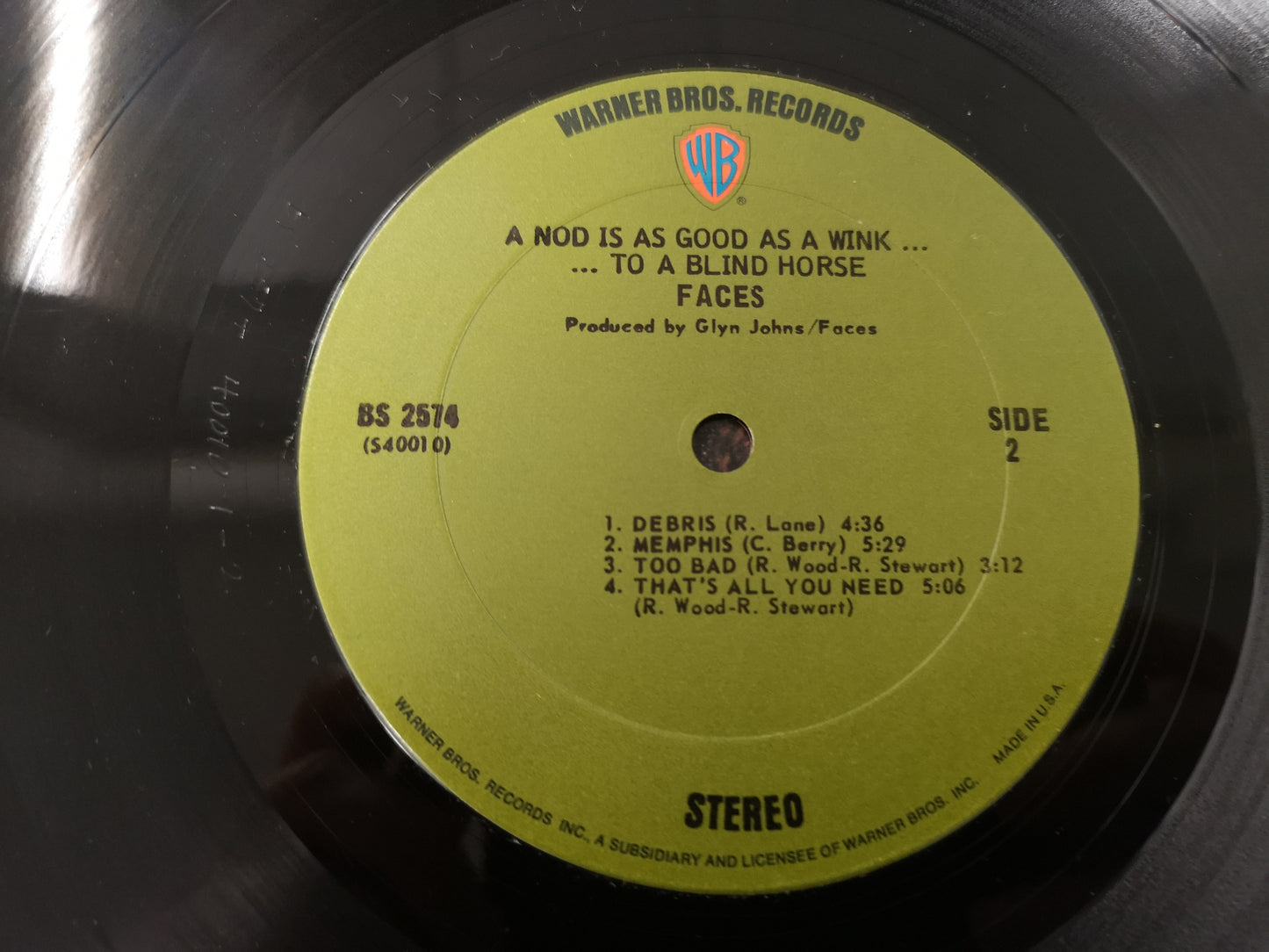 Faces "A Nod Is As Good As a Wink" Orig US 1971 VG++/VG++