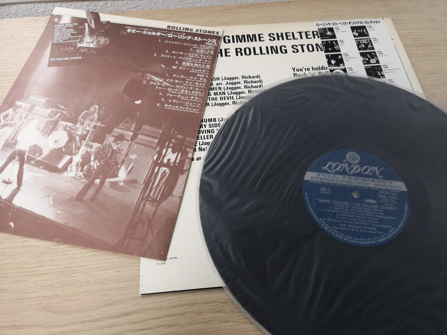 Rolling Stones "Gimme Shelter" RE Japan 1978 M-/M-