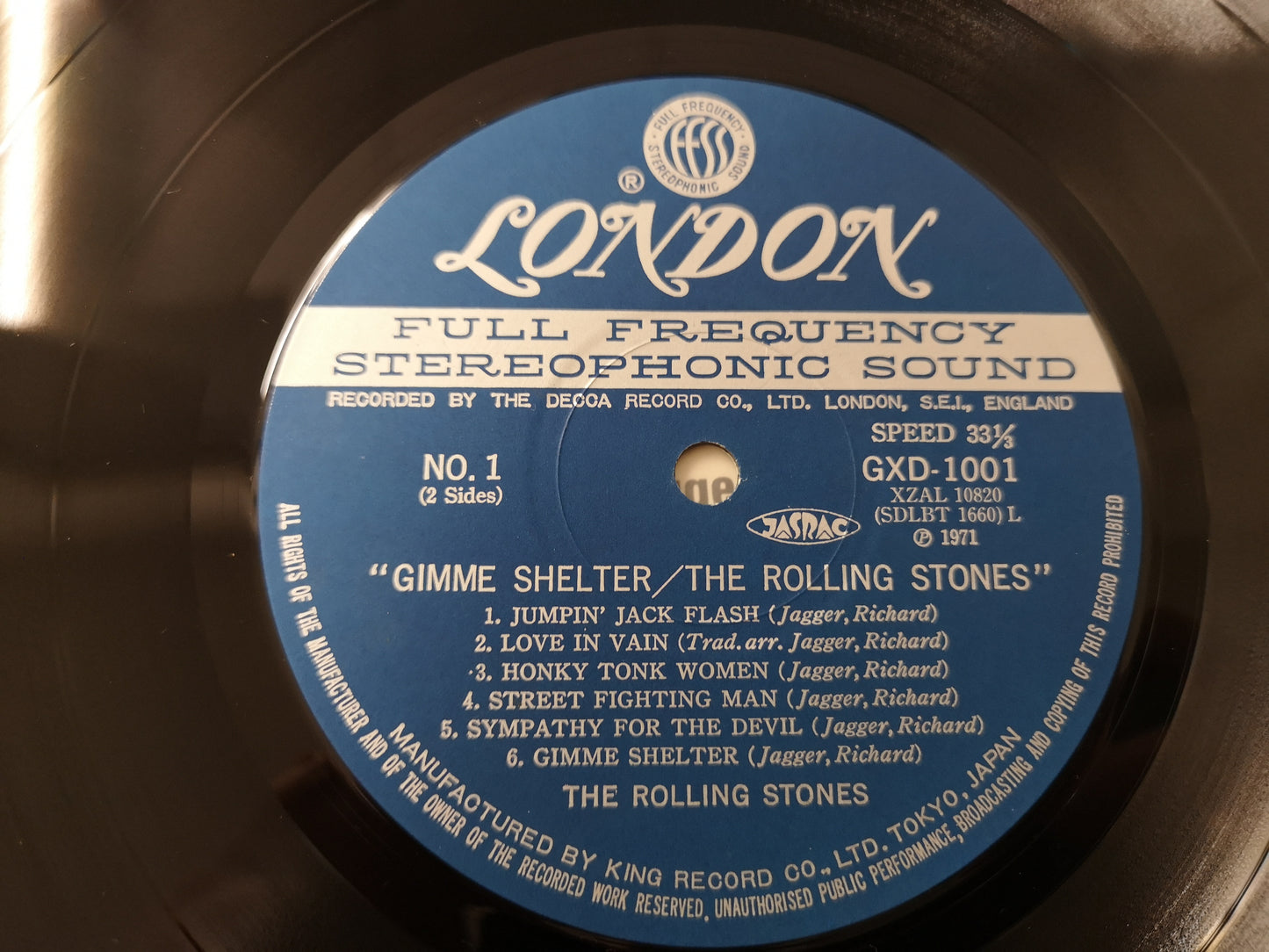 Rolling Stones "Gimme Shelter" RE Japan 1978 M-/M-