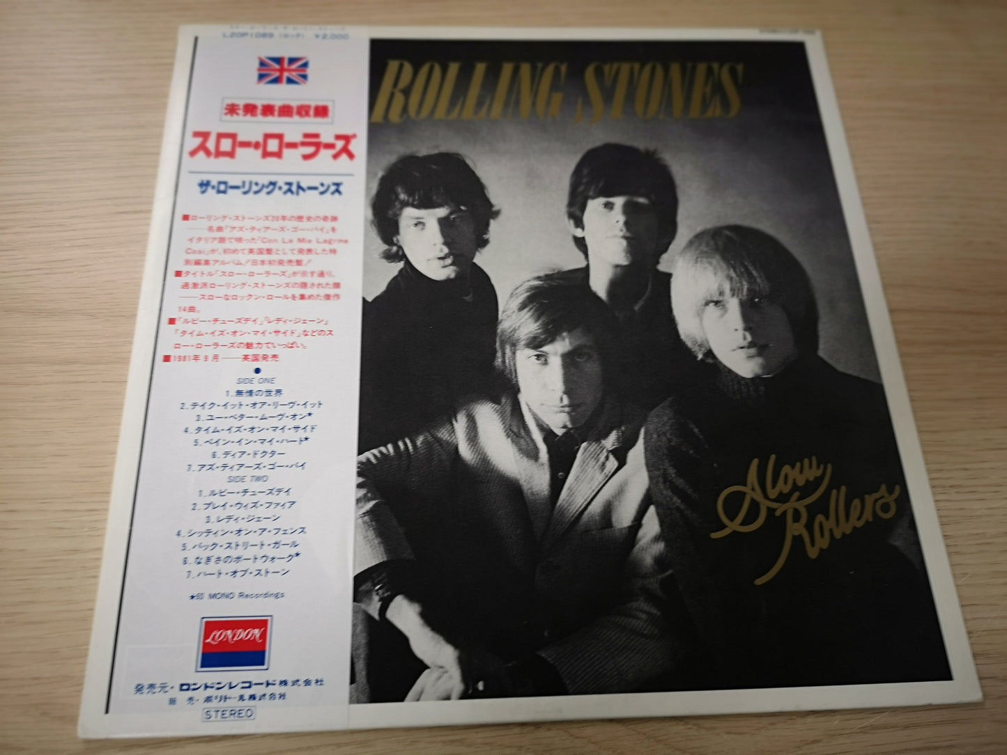 Rolling Stones "Slow Rollers" Orig Japan 1982 M-/M- ('60s Tracks)