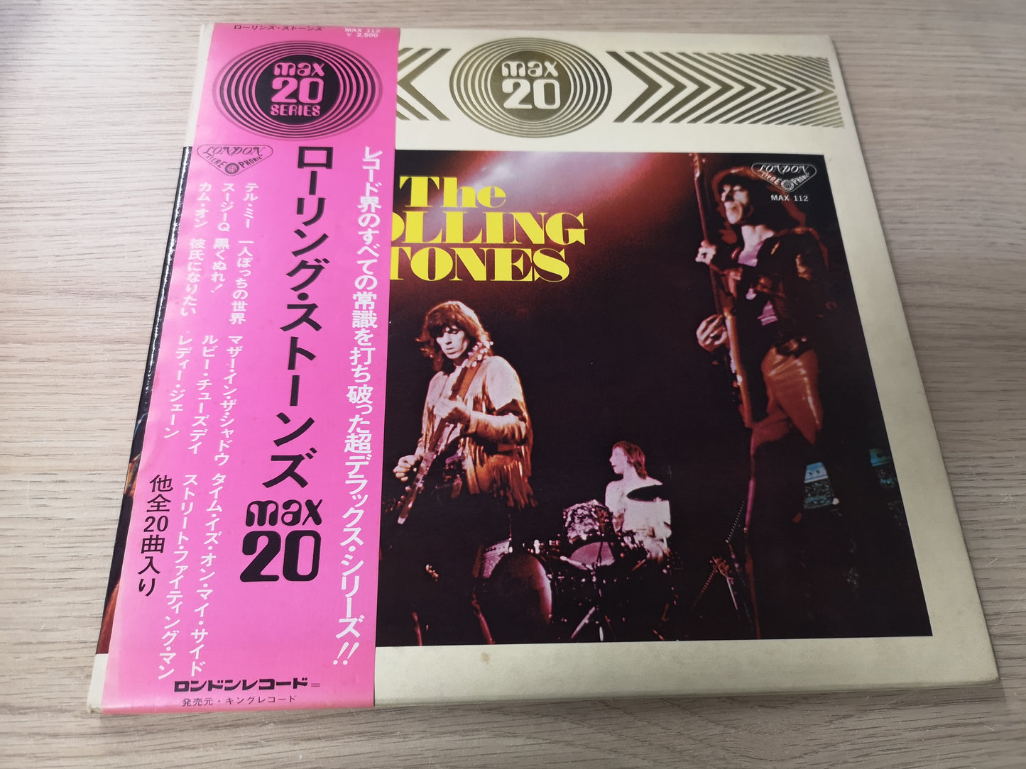 Rolling Stones "Max 20" Orig Japan 1971 EX/EX (Obi & Booklet)