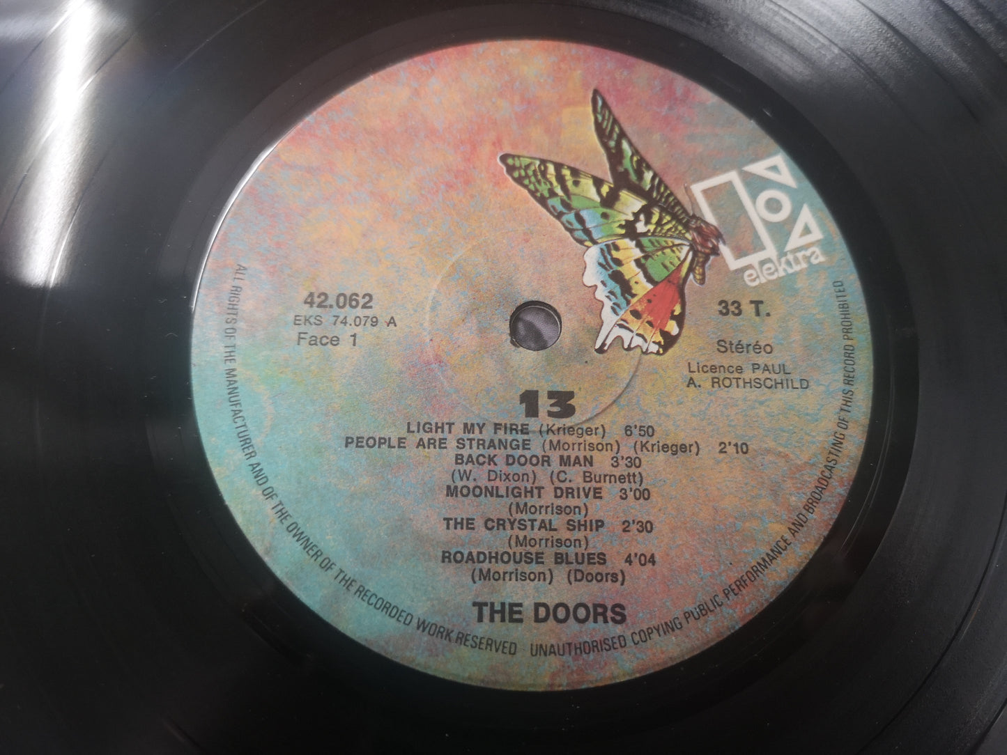 Doors "13" Orig France 1971 VG++/VG++