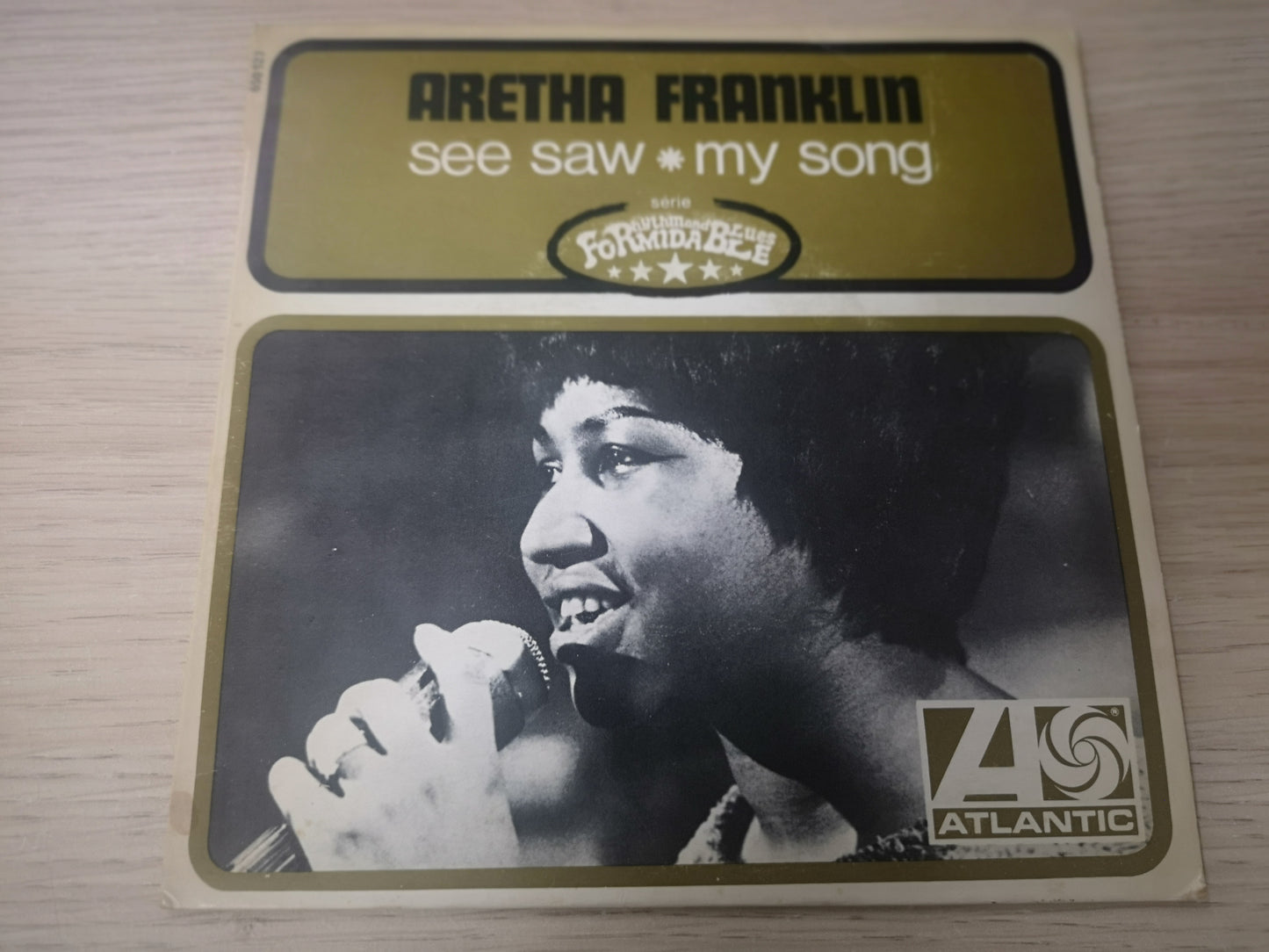 Aretha Franklin "See Saw" Orig France 1968 EX/EX (7" Single)