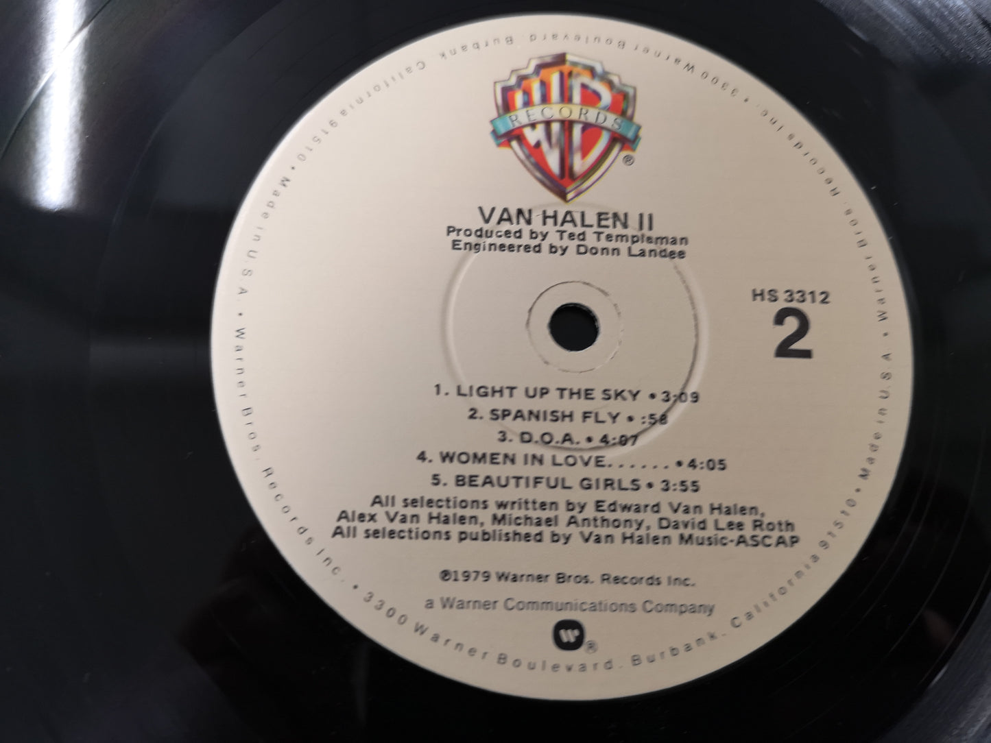 Van Halen "II" Orig US 1979 EX/EX
