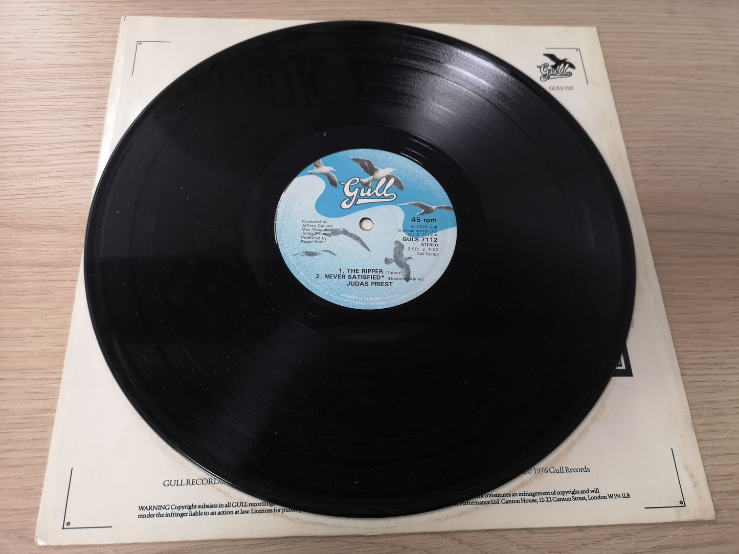 Judas Priest "The Ripper" Orig UK 1981 EX/EX (12" Maxi EP)