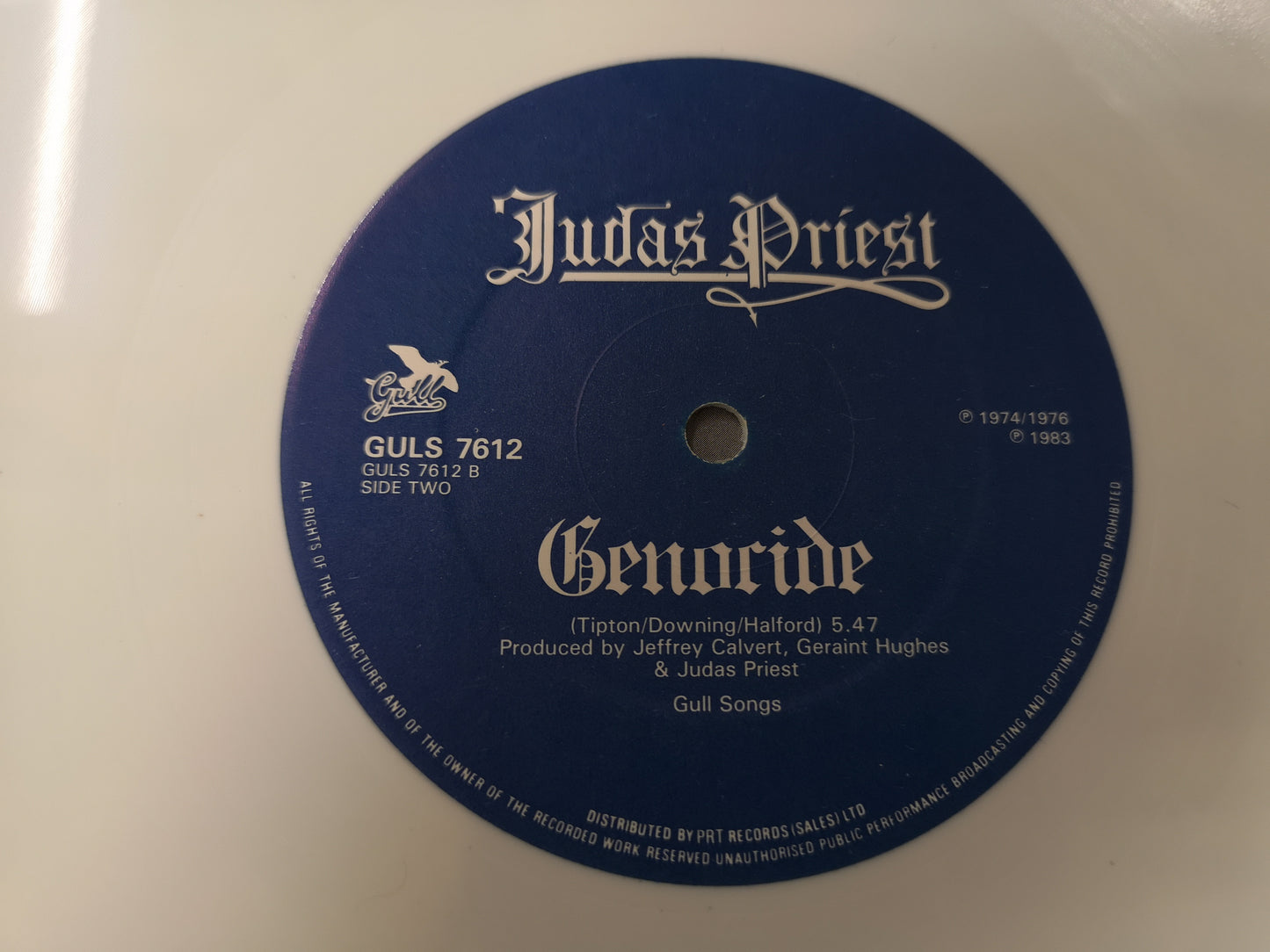 Judas Priest "Tyrant" Orig UK 1983 12" M-/M- (12" Maxi Single - White Vinyl)