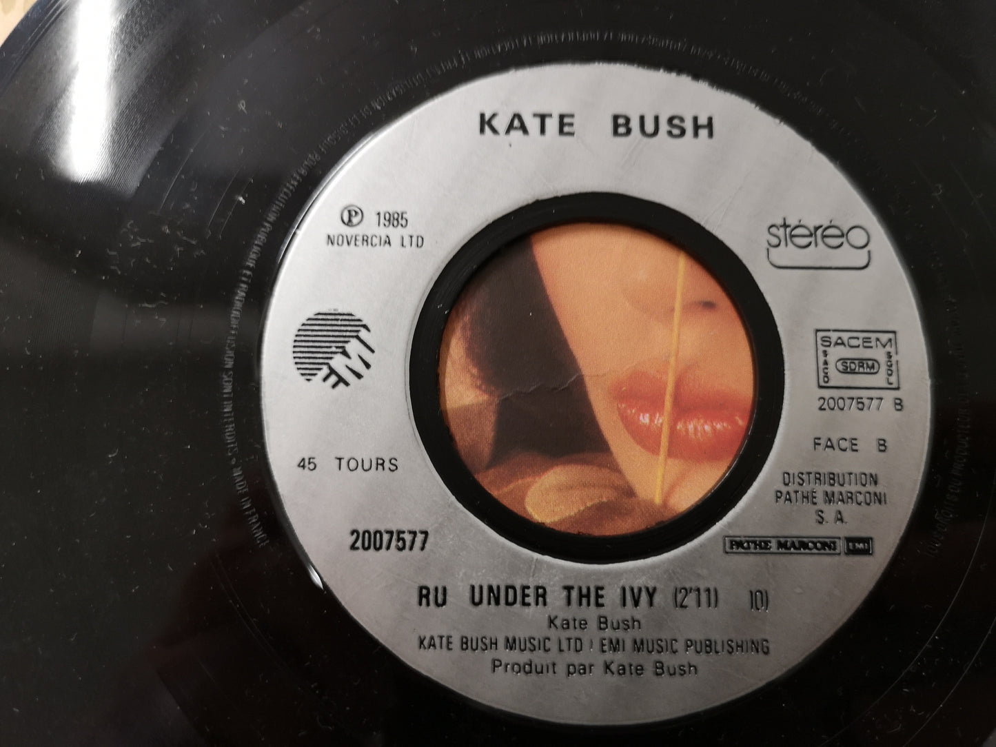 Kate Bush "Running Up That Hill" Orig France 1985 EX/EX (7" Single)