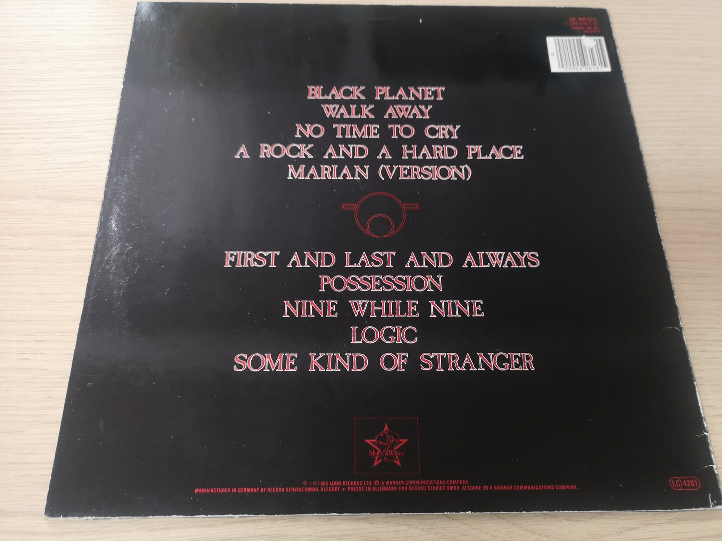 Sisters Of Mercy "First and Last and Always" Orig EU 1985 VG+/VG+