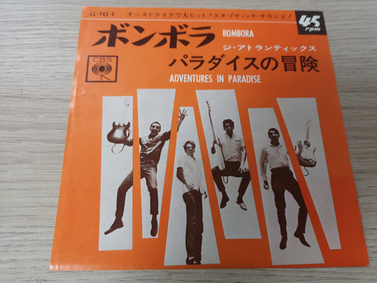 Atlantics "Bombora" Orig Japan 1965 M-/M- (7" Promo Single)