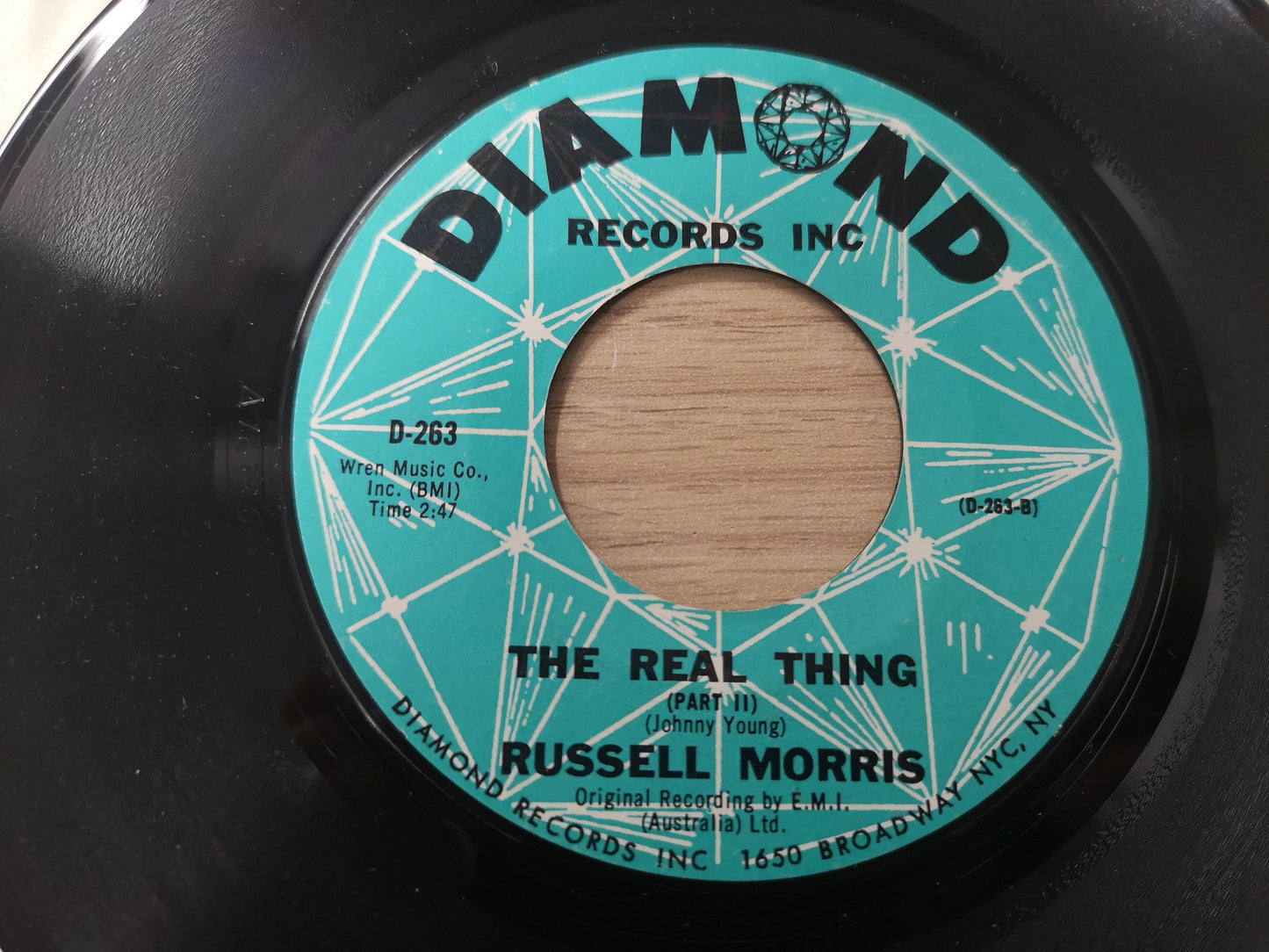 Russell Morris "The Real Thing" Orig US 1969 (7" Single)