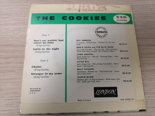 Cookies "Don't Say Nothin' Bad" Orig France 1965 EX/EX (7" EP)