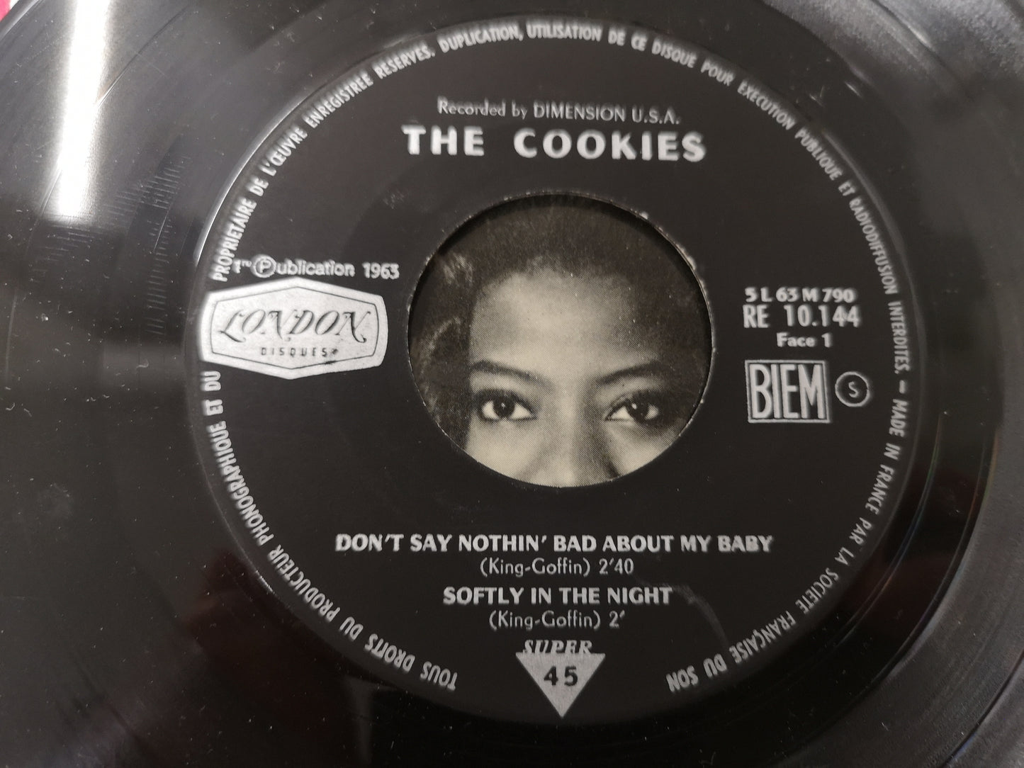 Cookies "Don't Say Nothin' Bad" Orig France 1965 EX/EX (7" EP)