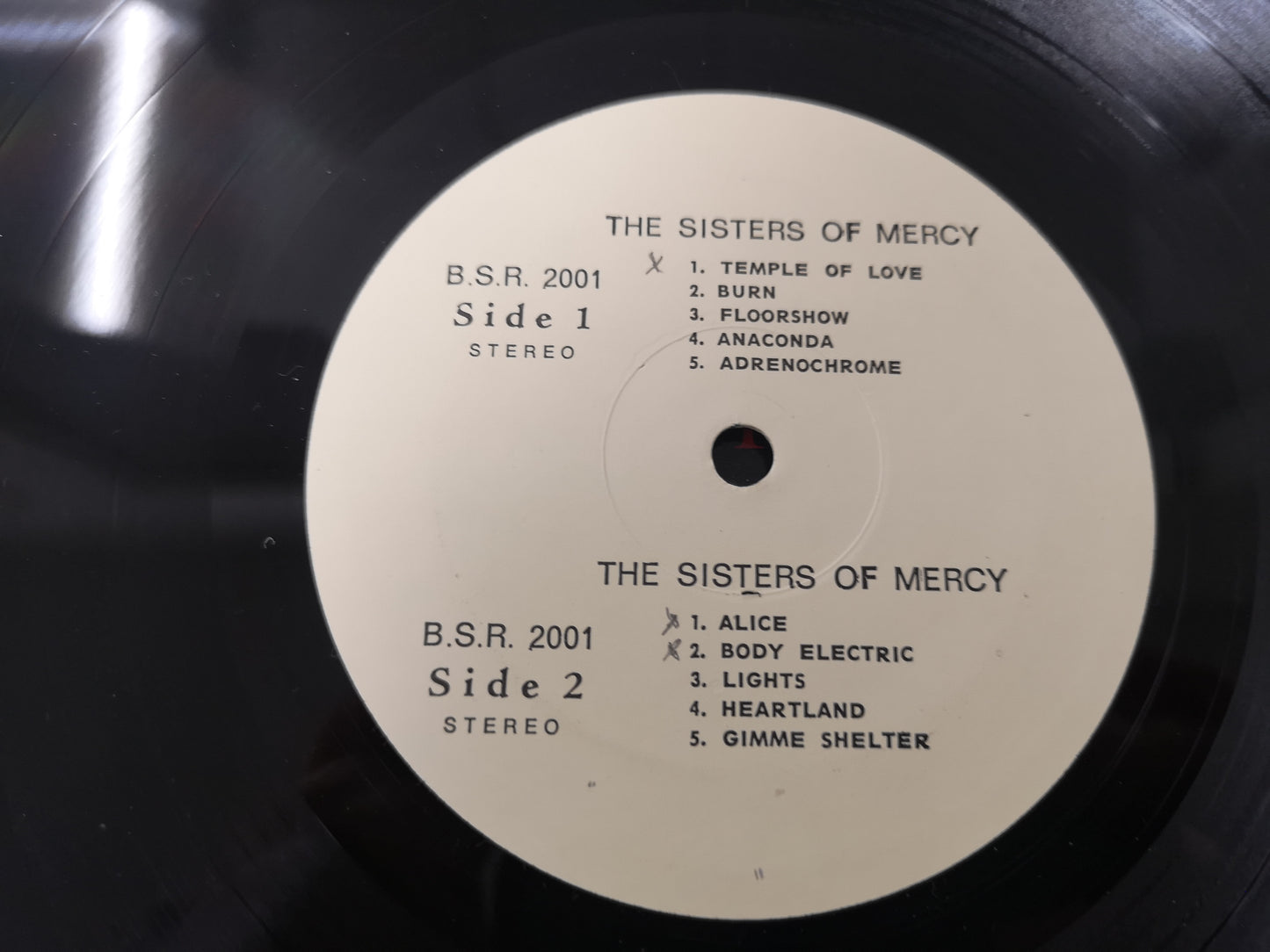 Sisters of Mercy "Enter The Sisters" Comp. Greece 1988 VG+/EX