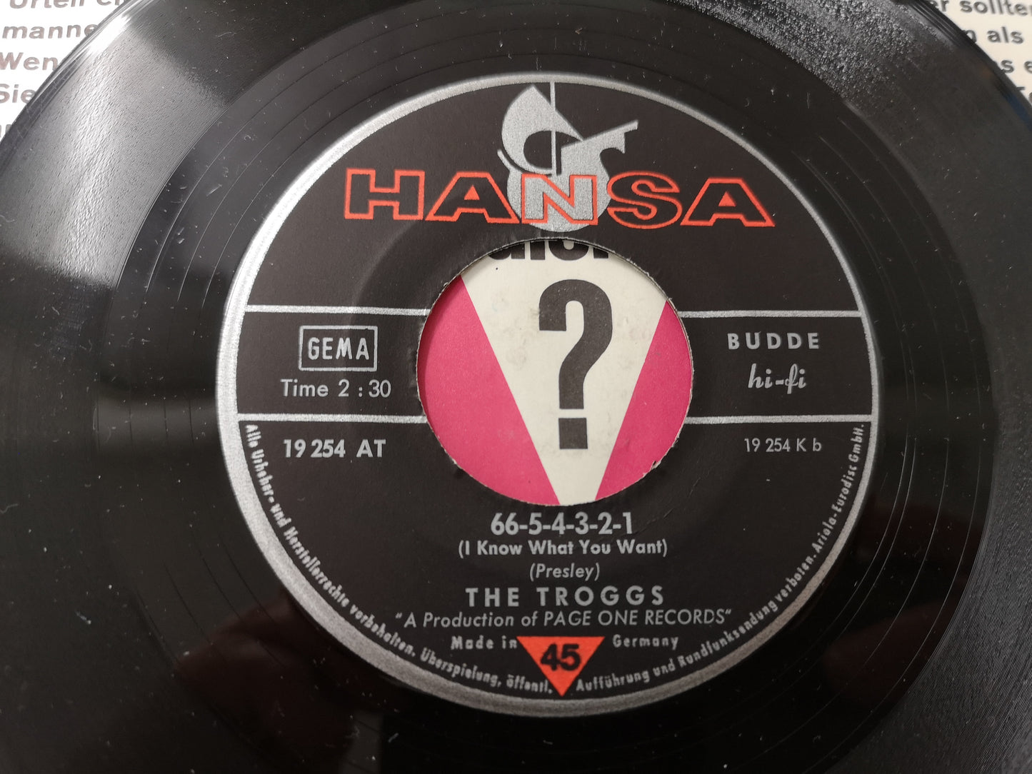 Troggs "Any Way That You Want Me" Orig Germany 1967 VG++/EX (7" Single)