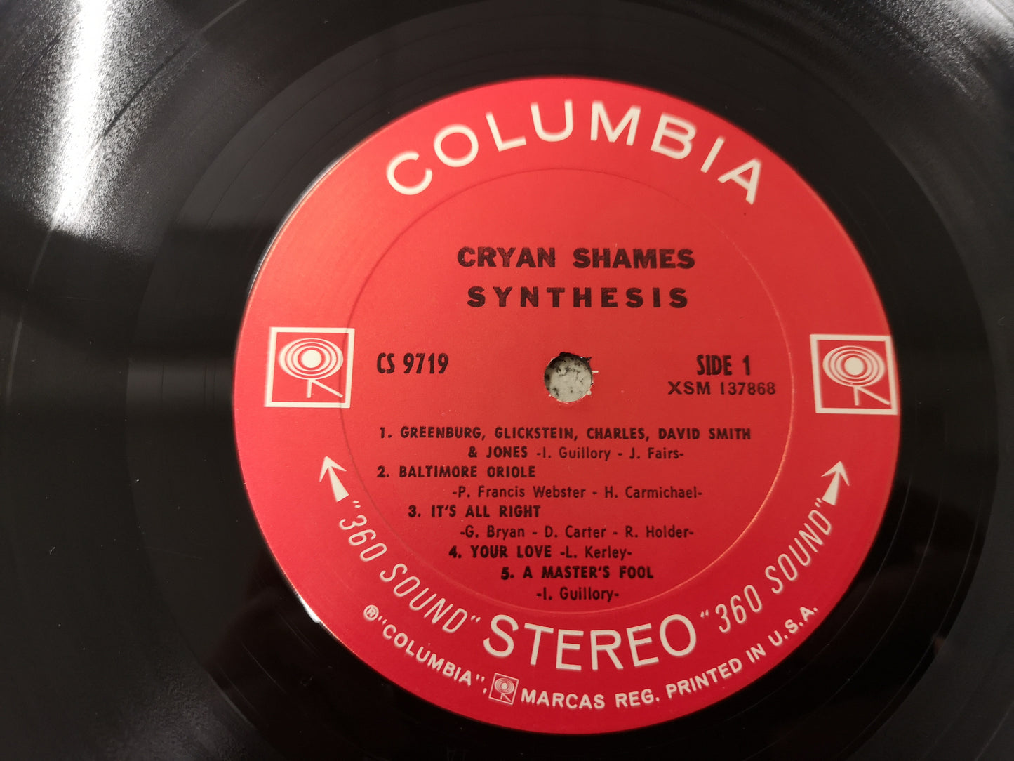 Cryan' Shames "Synthesis" Orig US 1968 VG+/EX