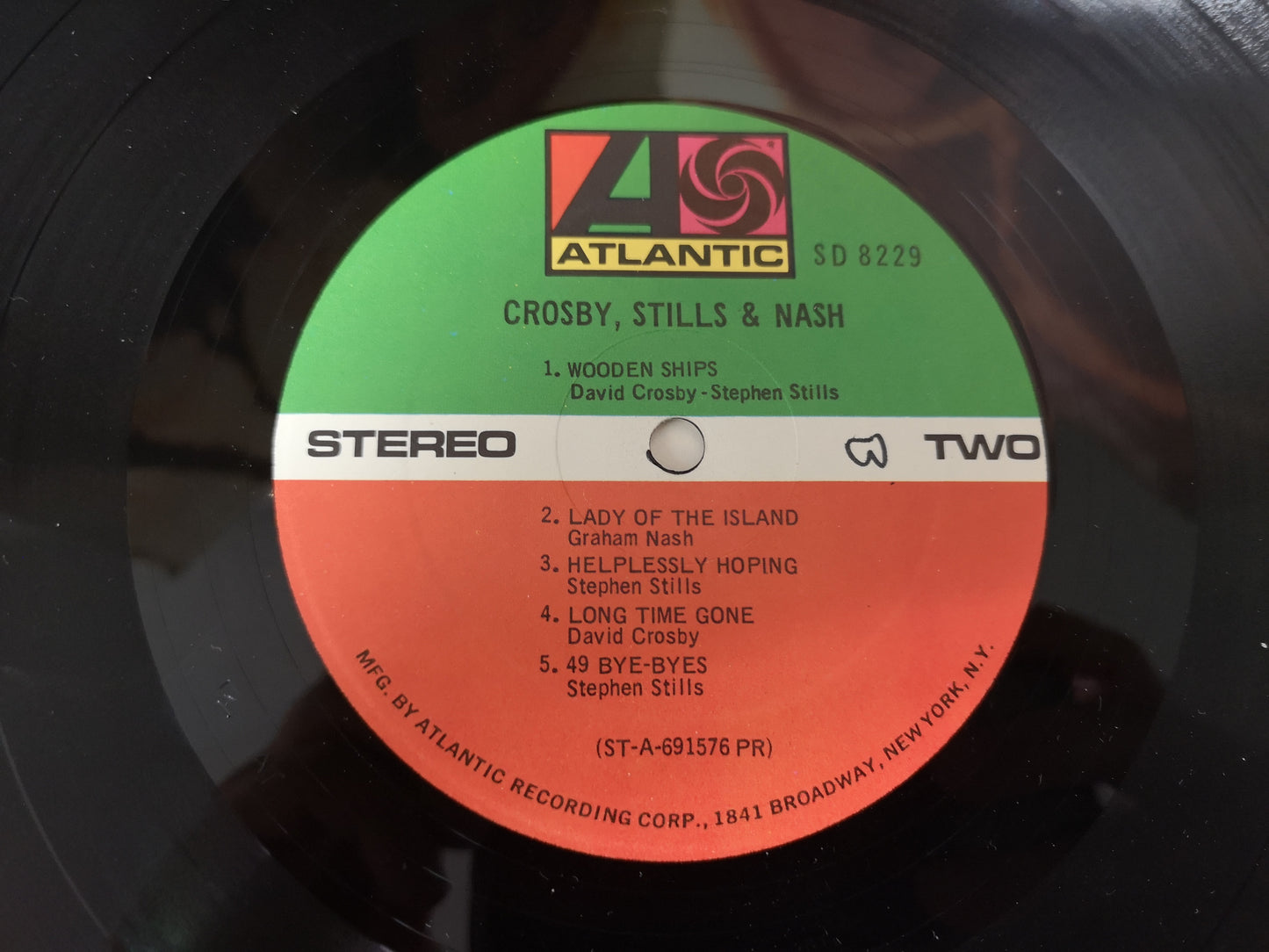 Crosby, Stills & Nash "S/T" Orig US 1969 M-/VG