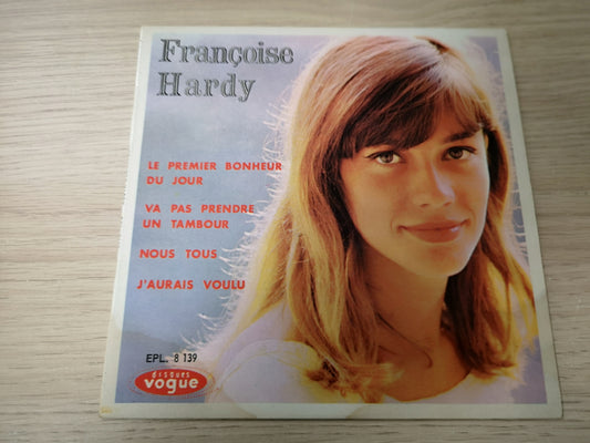 Françoise Hardy "Le Premier Bonheur Du Jour" Orig France 1963 VG-/VG (7" EP - White Borders)