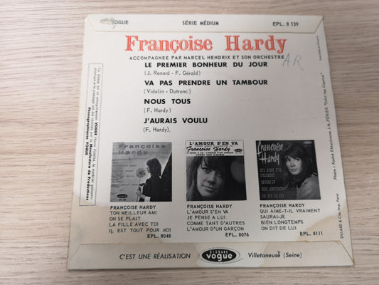 Françoise Hardy "Le Premier Bonheur Du Jour" Orig France 1963 VG-/VG (7" EP - White Borders)