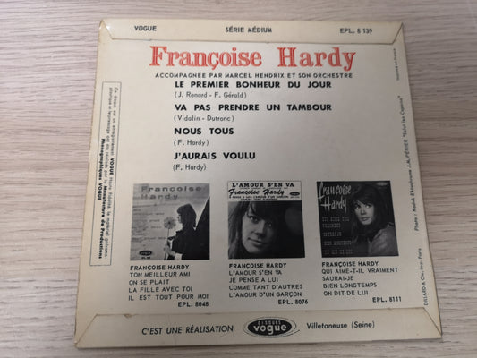 Françoise Hardy "Le Premier Bonheur Du Jour" Orig France 1963 EX/EX (7" EP)