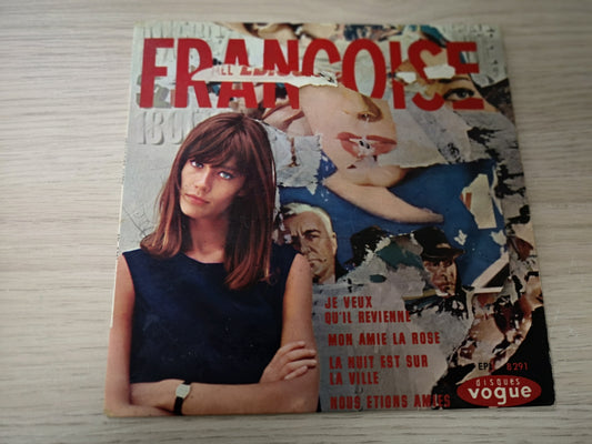 Françoise Hardy "Je Veux Qu'il Revienne" Orig France 1964 EX/EX (7" EP)