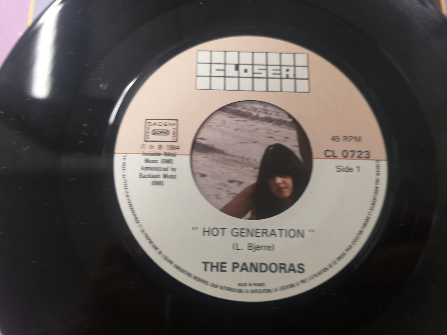 Pandoras "Hot Generation" Orig France 1984 M-/M- (7" Single)