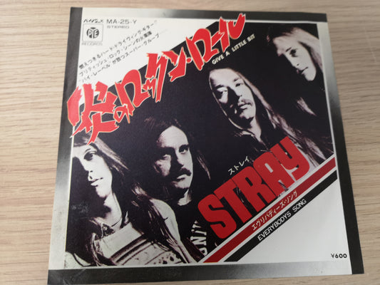 Stray "Give a Little Bit" Orig Japan 1975 M-/M- (7" Single)