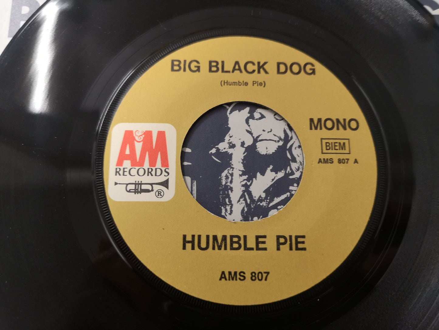 Humble Pie "Big Black Dog" Orig France Mono 1970 M-/EX (7" Single)