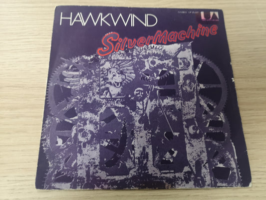 Hawkwind "Silver Machine" Orig France 1972 VG++/VG (7" Single)