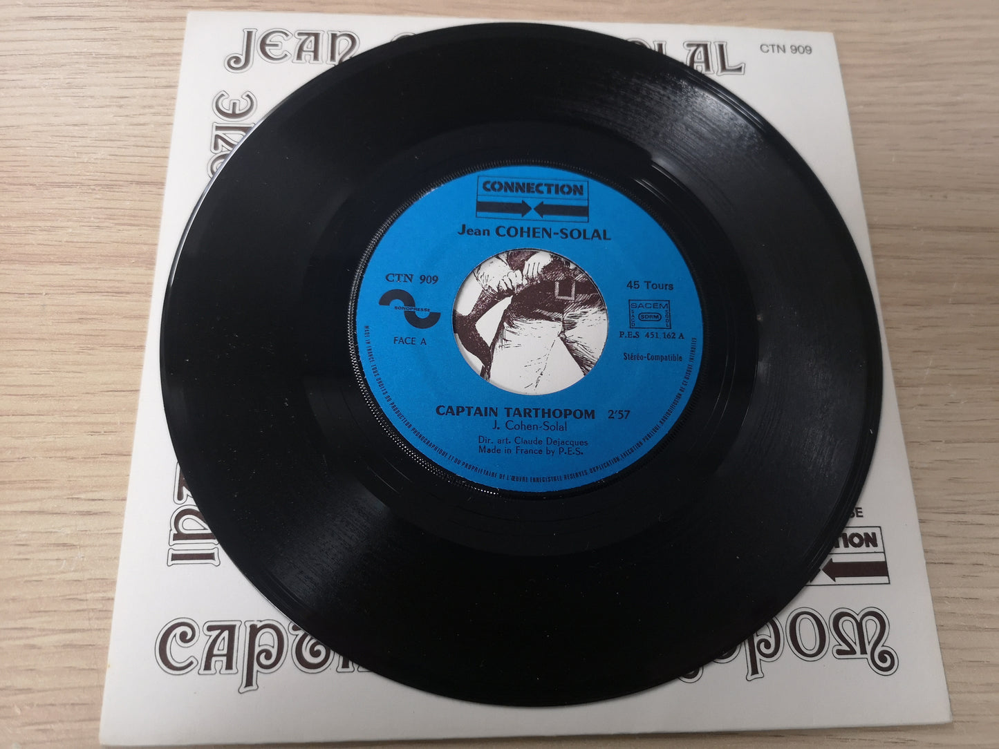 Jean Cohen-Solal "Captain Tarthopom" Orig France 1971 M-/M- (7" Single)