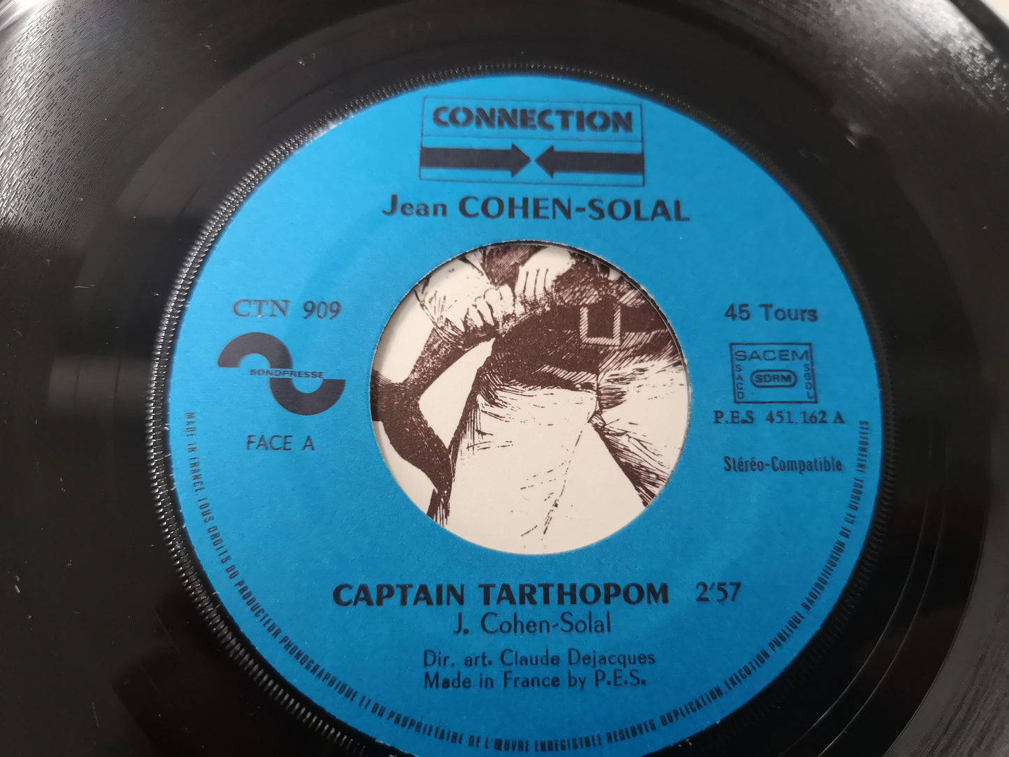 Jean Cohen-Solal "Captain Tarthopom" Orig France 1971 M-/M- (7" Single)