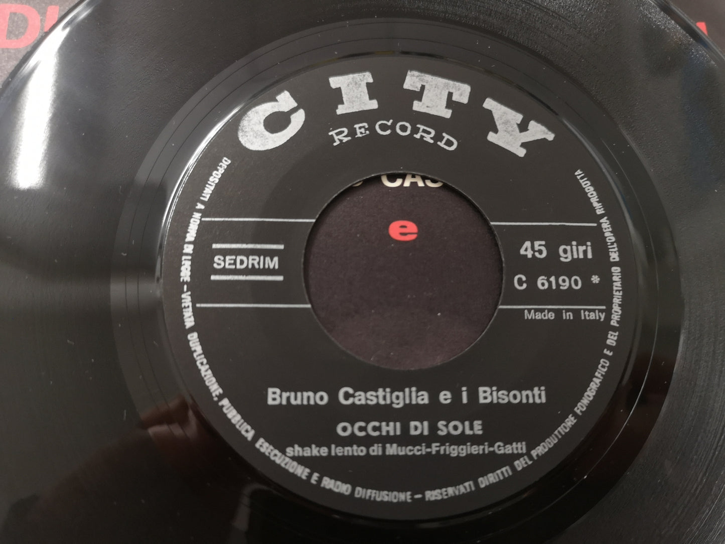 I Bisonti "Crudele" Orig Italy 1967 M-/M- (7" Single)