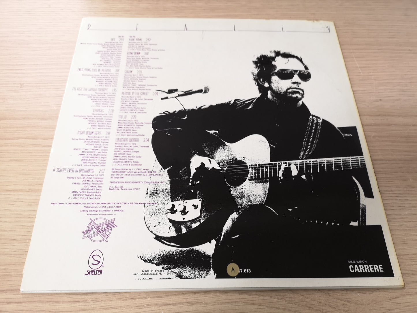 J.J. Cale "Reality" RE France 1975 EX/M-